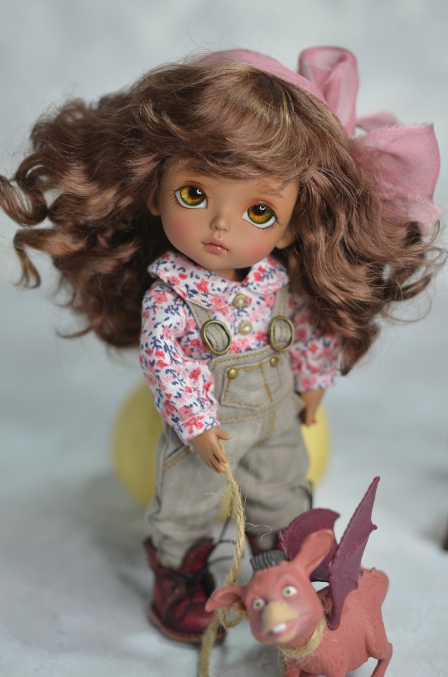 Девочка, тыква и дракон — Куклы Latidoll (Лати): BJD (БЖД) (фото 4)