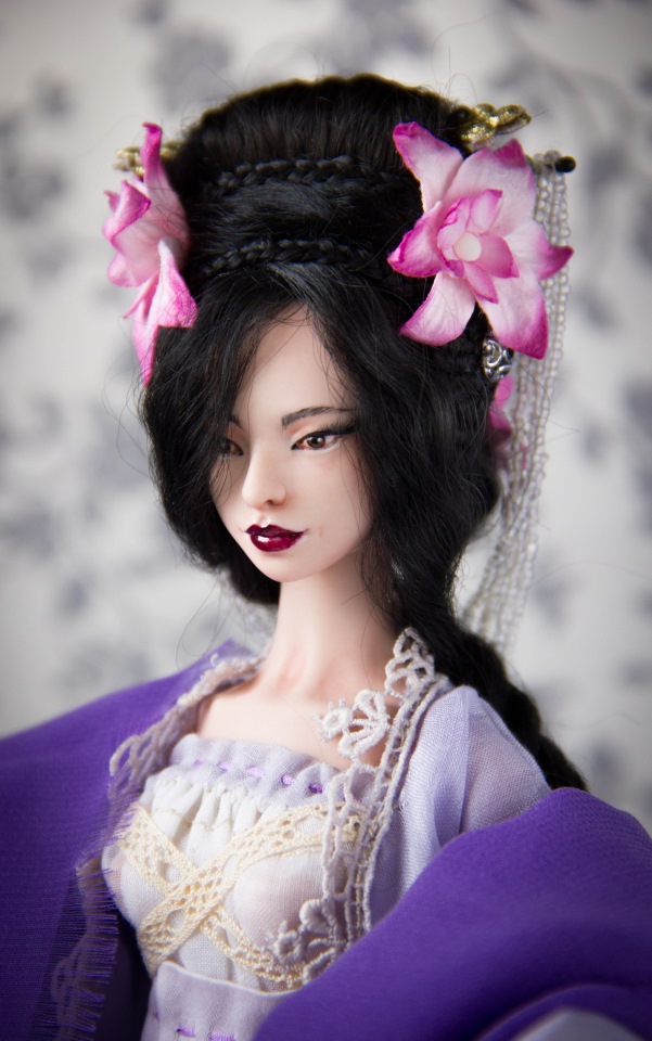 Лянфэн. Фарфоровая шарнирная кукла от Skvorkadolls (фото 8)