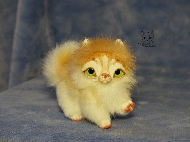 Щенок Хаски, миниатюра. Рыжий окрас (фото 8)