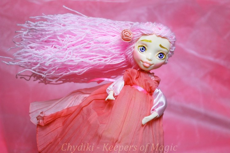 Chydiki - Fairy OOAK Art dolls, artist collectible fantasy clay toys - 6