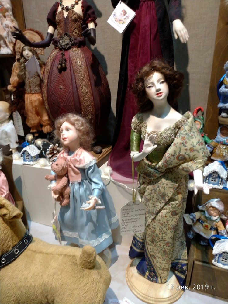 X Международная выставка "Искусство куклы" в Гостином дворе. Часть 2