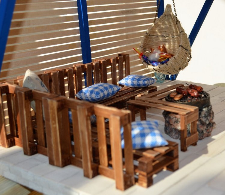 Беседка BBG (масштаб 1:12)