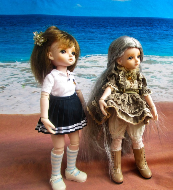 Две малышки из Китая — Разные шарнирные куклы (не БЖД): редкие
