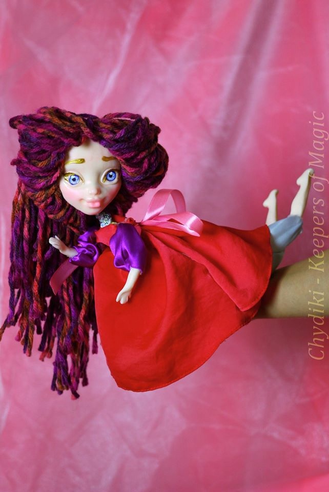 Chydiki - Fairy OOAK Art dolls, artist collectible fantasy clay toys - 6