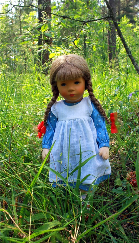 Путешествие Катрин. Katrin, Stoffpuppe Doll, Kathe Kruse