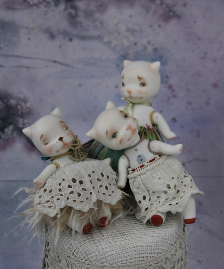 Семейный портрет — Авторские шарнирные куклы своими руками: лепка (фото 2)