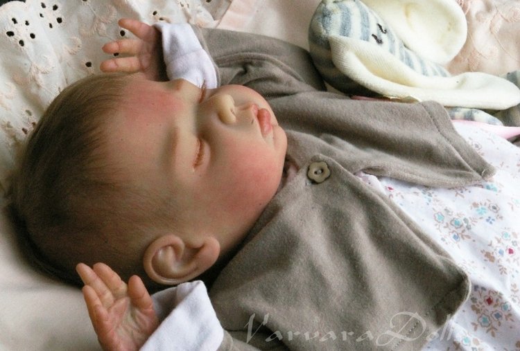 Прошивка волосиков — Куклы Реборн (Reborn): работы мастеров (фото 4)