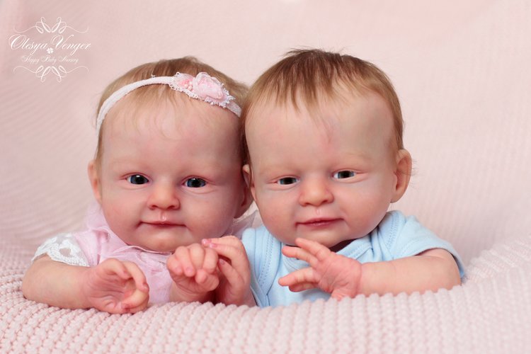 Прототипы Марк и Мэри от Ольги Ауэр ( Marc and Mary by Olga Auer). Куклы реборн Олеси Венгер (фото 10)