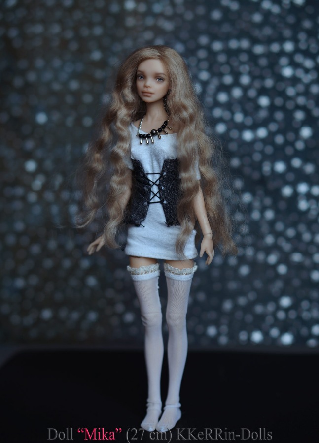Шарнирная авторская кукла "Мика" (27см) от KKeRRin-Dolls, 2 часть