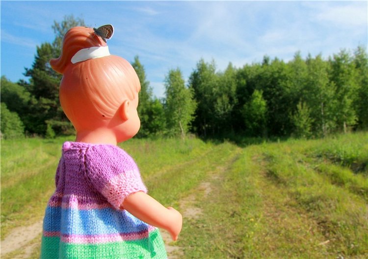 Встреча с бабочкой — Винтажные куклы ГДР (Немки): Бигги