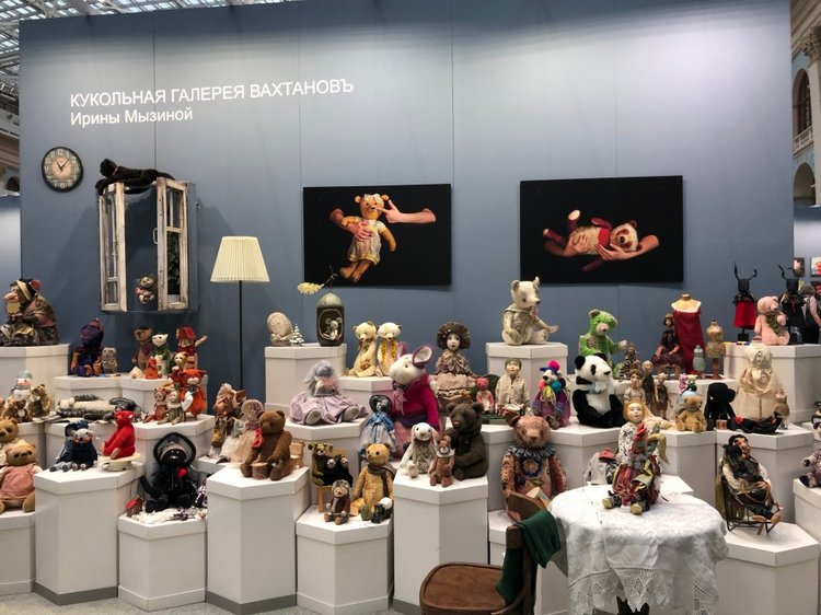 "Искусство куклы" 2019 - приглашаю прогуляться по выставке... ч.1