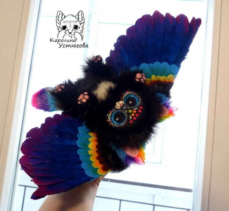 Радужный Котенок Конфетти