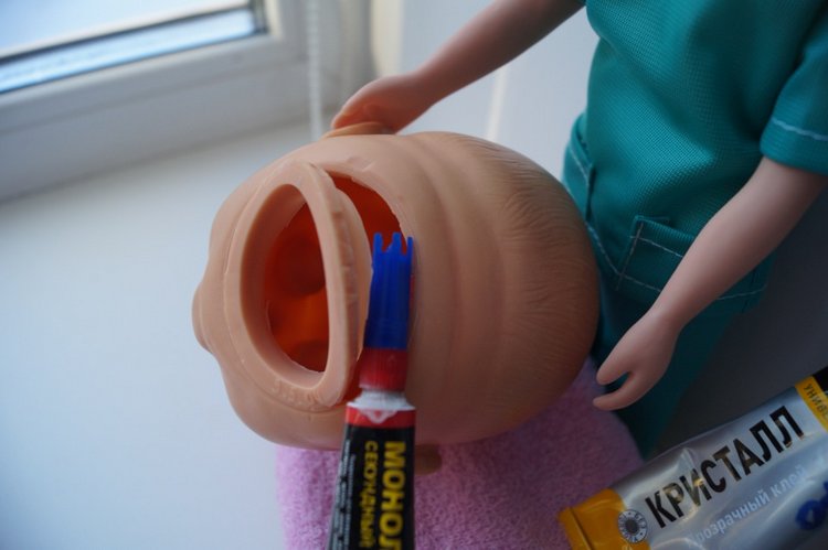 Первая выписка декабря. Поломки шейных шарниров и способы их исправления, избавляем волосы Барби от жира. Преображение