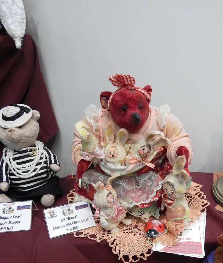XV Международный осенний салон авторских кукол на Тишинке с 4 по 6 октября 2019 года в Москве - часть 3