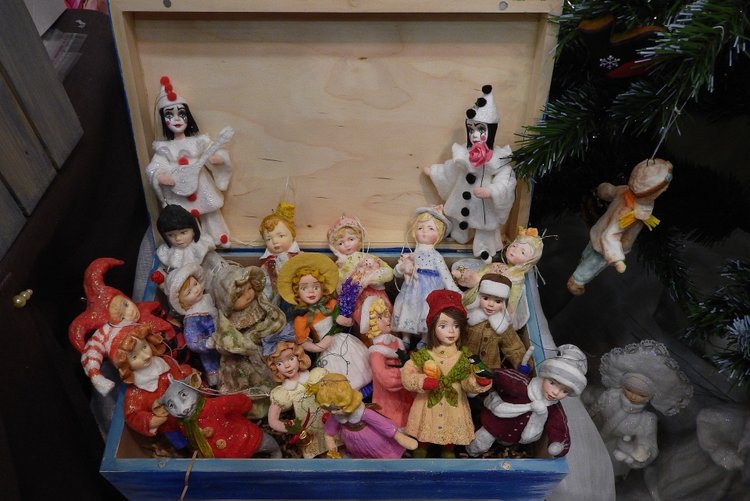 XV Международный осенний салон авторских кукол на Тишинке с 4 по 6 октября 2019 года в Москве - часть 4