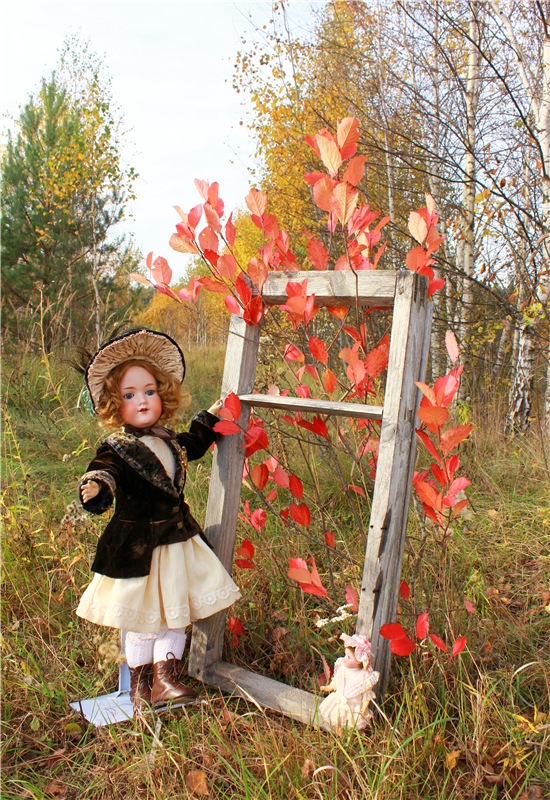 Кейт - Девочка Осень — Антикварные куклы Armand Marseille (AM): молд 390