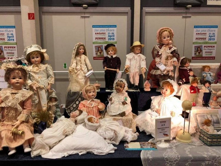 Выставка кукол и мишек в Мюнстере, Германия 28.04.2018-29.04.2018 год часть вторая