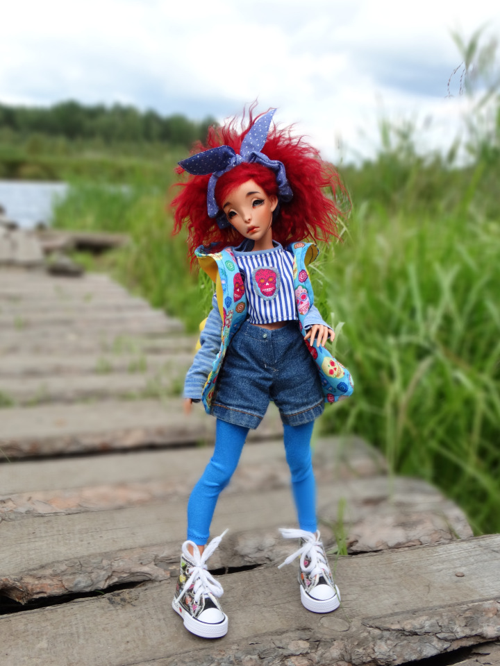 Каменный остров. Поездка с БЖД куколкой от Лиликэт