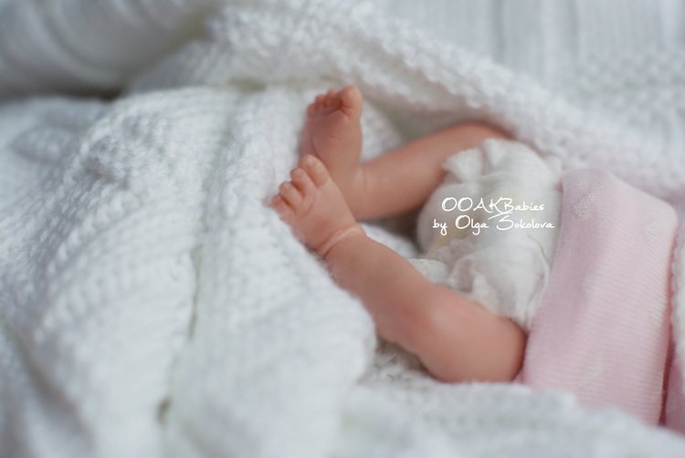 Авторский младенец Шарлотта. ООАК Ольги Соколовой (фото 8)