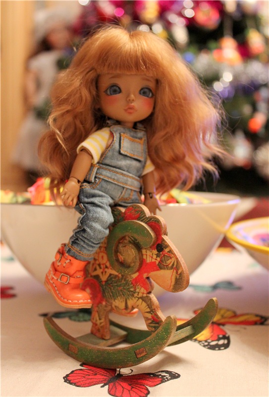 Ния встречает Новый год | Бэйбики Ния встречает Новый год — Куклы Latidoll (Лати): BJD (БЖД)