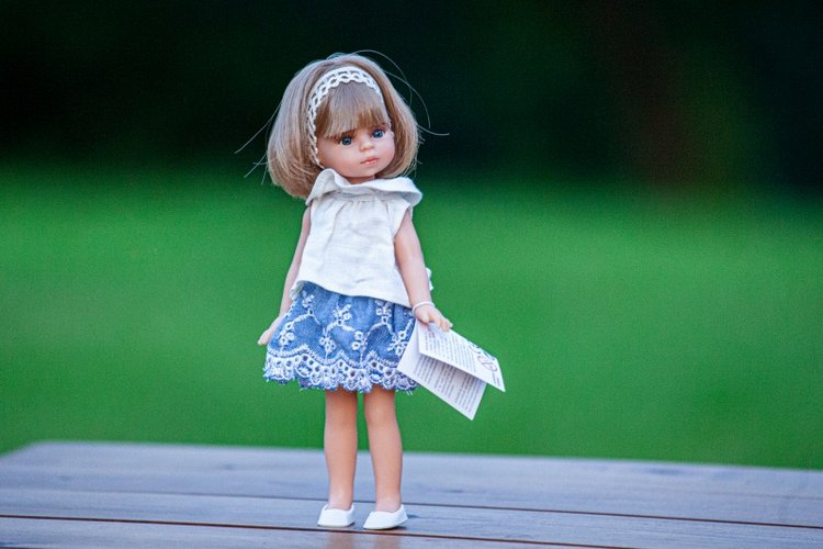 В гостях у STEPHA dolls! Biggers, Миниамигес, Вестида де Азул