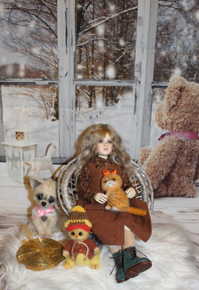 В Рождественский сочельник. Розочка в ожидании Рождества