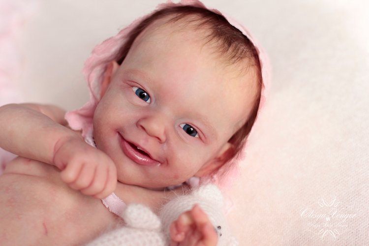 Моё новогоднее солнышко. Малышка из молда Санни. Кукла реборн Олеси Венгер