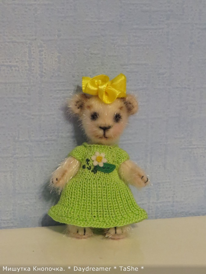 Мишутка Кнопочка — Авторские мишки Тедди и друзья: фото (фото 2)