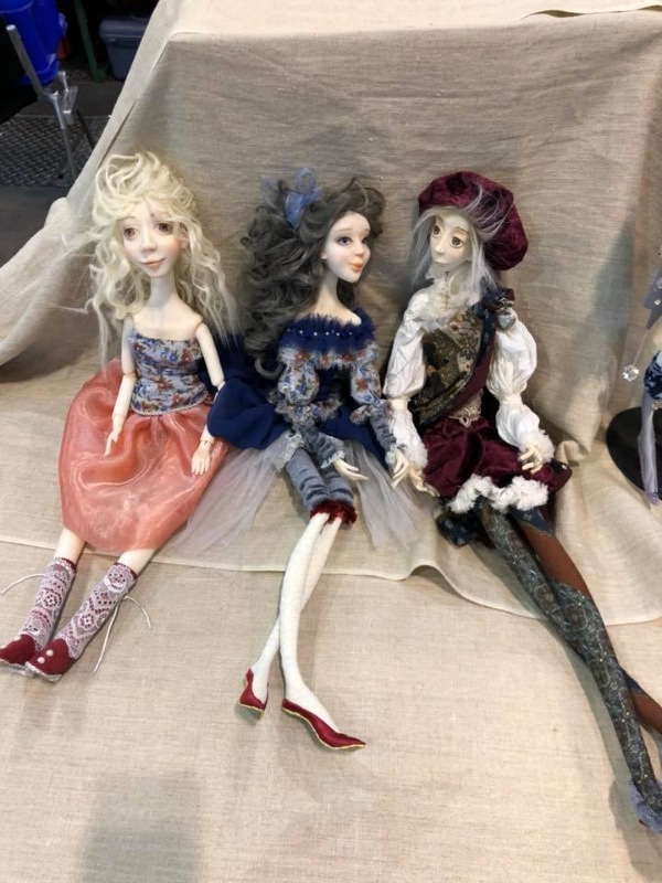 Выставка кукол и мишек в Мюнстере, Германия 28.04.2018-29.04.2018 год часть вторая