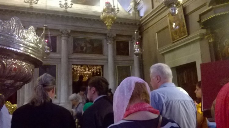 Посещение храма Спиридона Тримифунтского