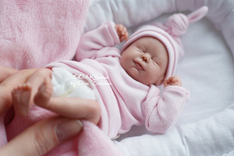 Авторский младенец Шарлотта. ООАК Ольги Соколовой (фото 2)