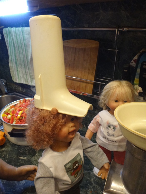 Как мы делали лечо или куклы на кухне