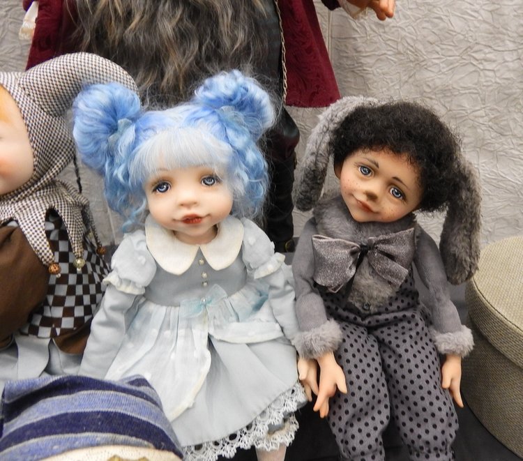 XV Международный осенний салон авторских кукол на Тишинке с 4 по 6 октября 2019 года в Москве - часть 2