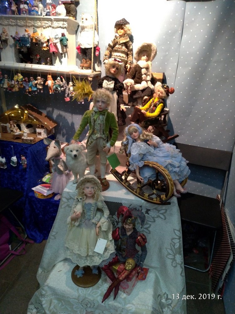 X Международная выставка "Искусство куклы" в Гостином дворе. Часть 1