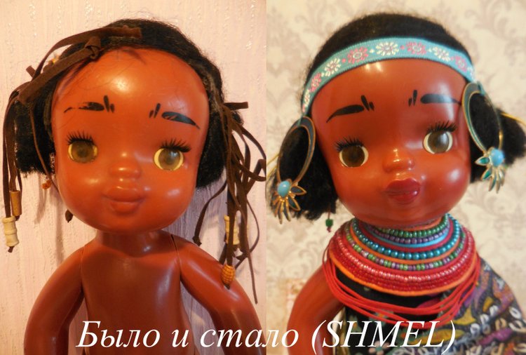 Танцующая кукла. Реставрация и создание авторского образа