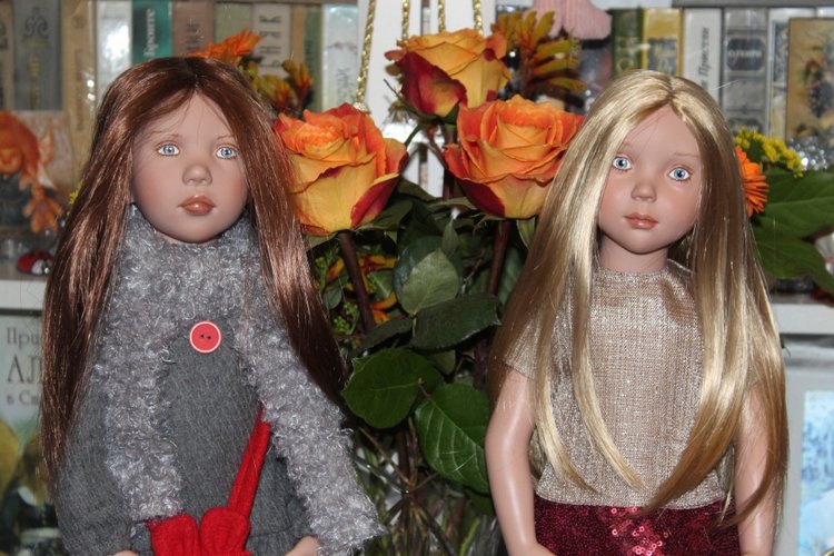 А мы к вам с цветами! Neetje и Verena Zwergnase