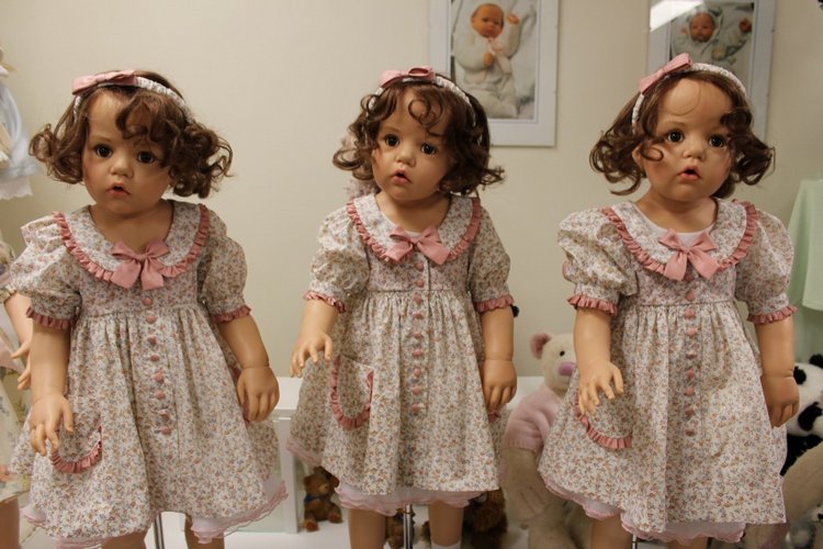 Рождественская встреча в магазине/клубе коллекционных кукол