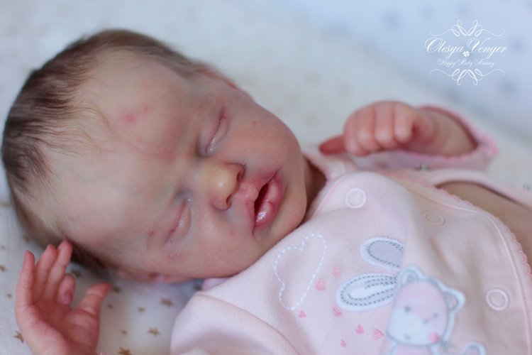 Моя крохотуля Инди. Кукла реборн Олеси Венгер