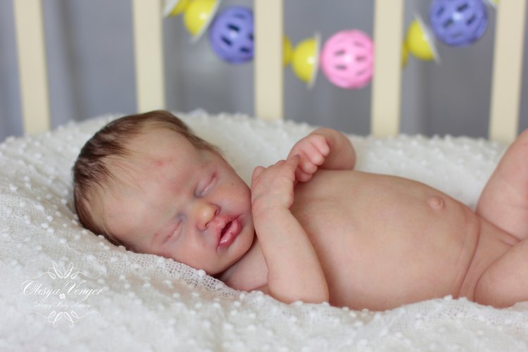 Моя крохотуля Инди. Кукла реборн Олеси Венгер