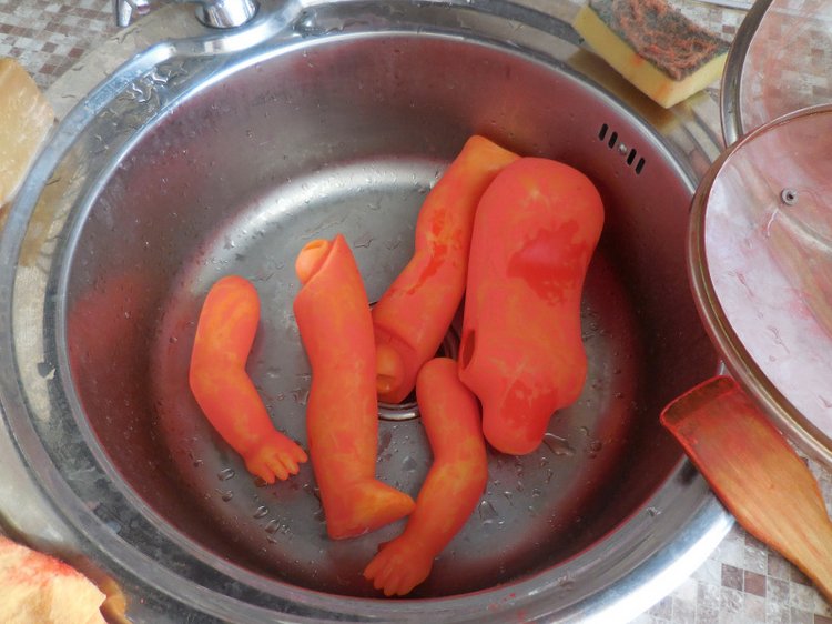 Каждая девочка хочет быть красивой или МК: возращение цвета кукле СССР