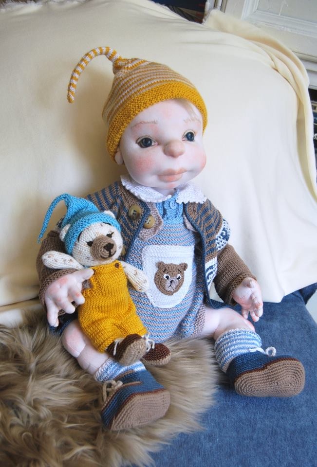 Небольшой обзор Авторских кукол Unique doll