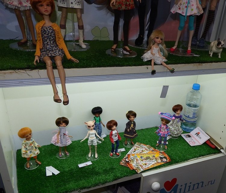 XV Международный осенний салон авторских кукол на Тишинке с 4 по 6 октября 2019 года в Москве - часть 1