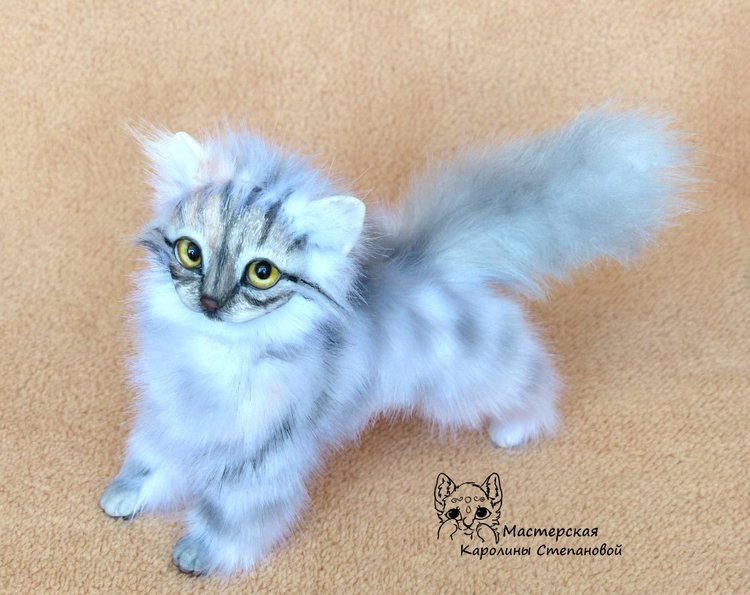 Кошечка Буся, портретная игрушка (фото 5)