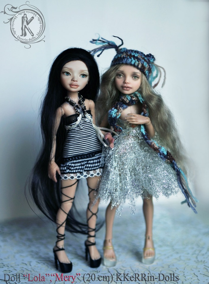 Шарнирная авторская кукла "Mery" (20см), от KKeRRin-Dolls (фото 6)