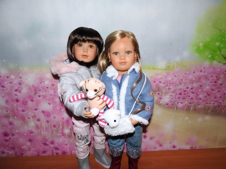 Зимняя куколка Nadin Kidz'n'Cats. ООАК