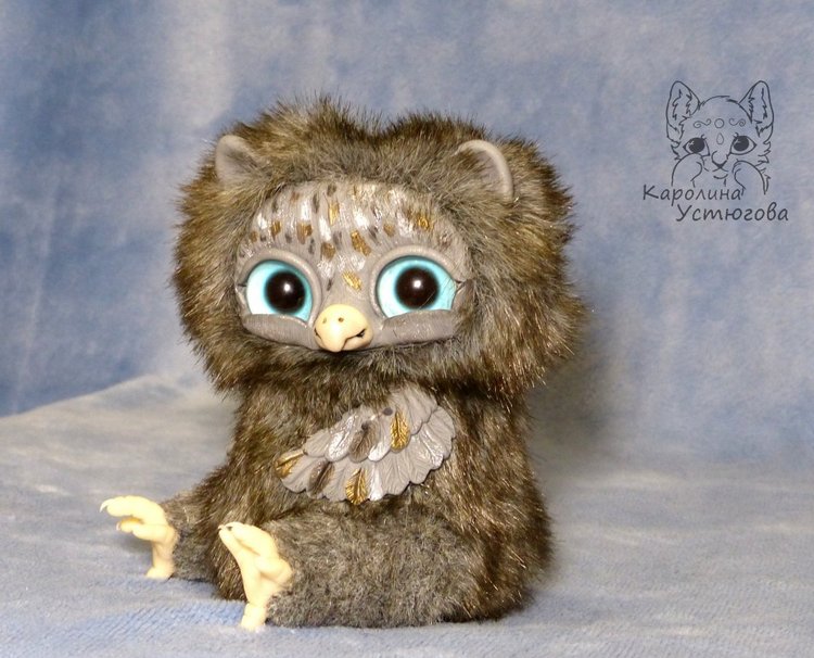 Парочка серых счастливых сов (фото 4)