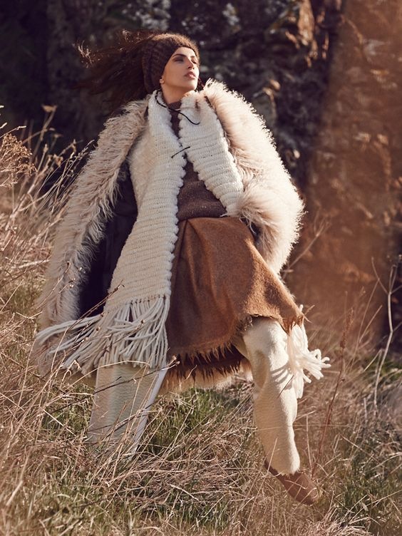 Мороз и солнце; день чудесный! - зимние наряды в стиле бохо