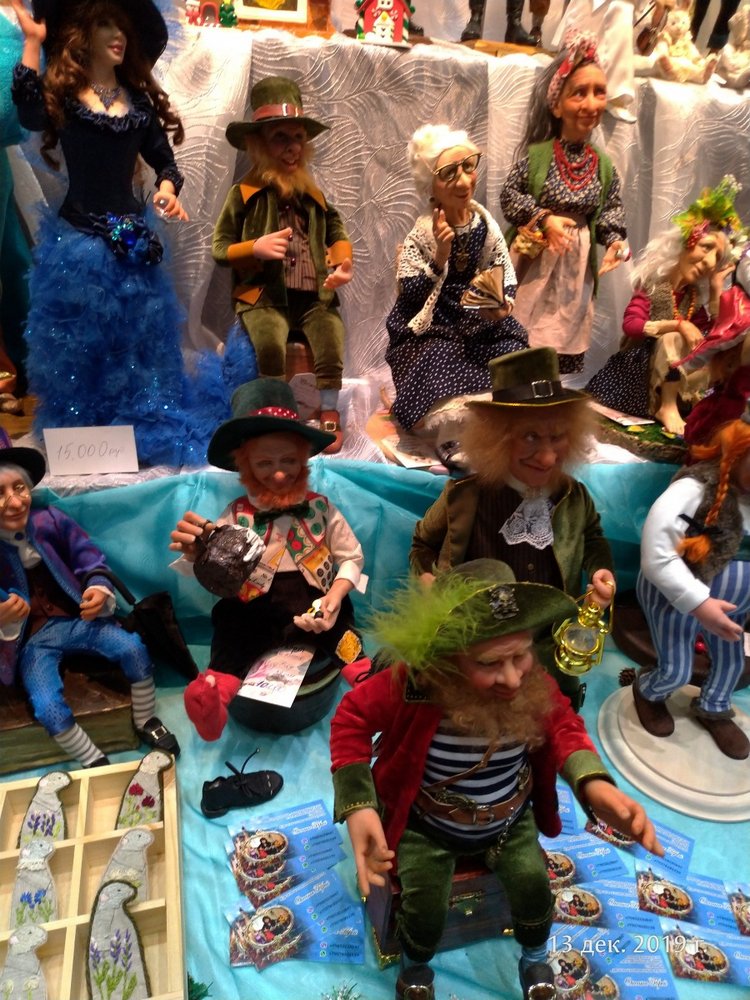 X Международная выставка "Искусство куклы" в Гостином дворе. Часть 2