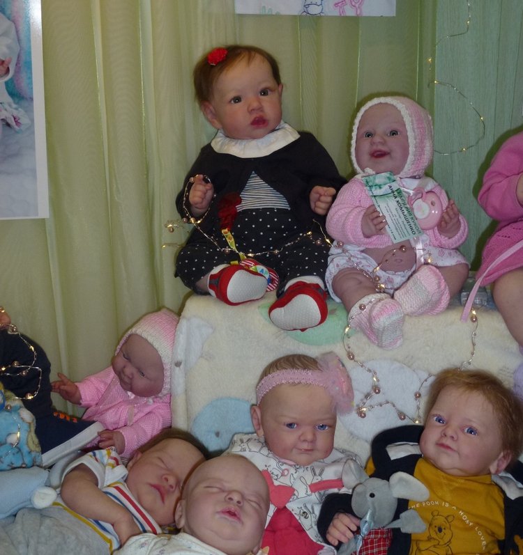 X Юбилейная выставка - Искусство Куклы (Гостиный Двор - 2019) - Реборны (фото 8)