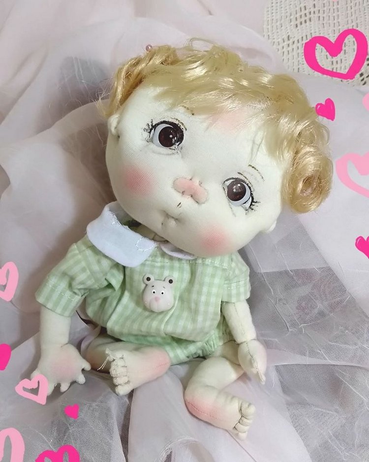 Rag Dolls Precious Creche Babies - Авторские текстильные куклы - ч.2